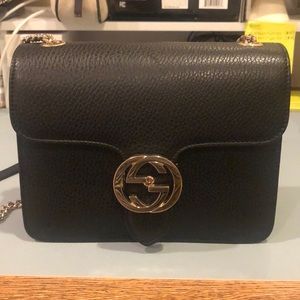 Gucci Interlocking GG Crossbody Shoulder Bag